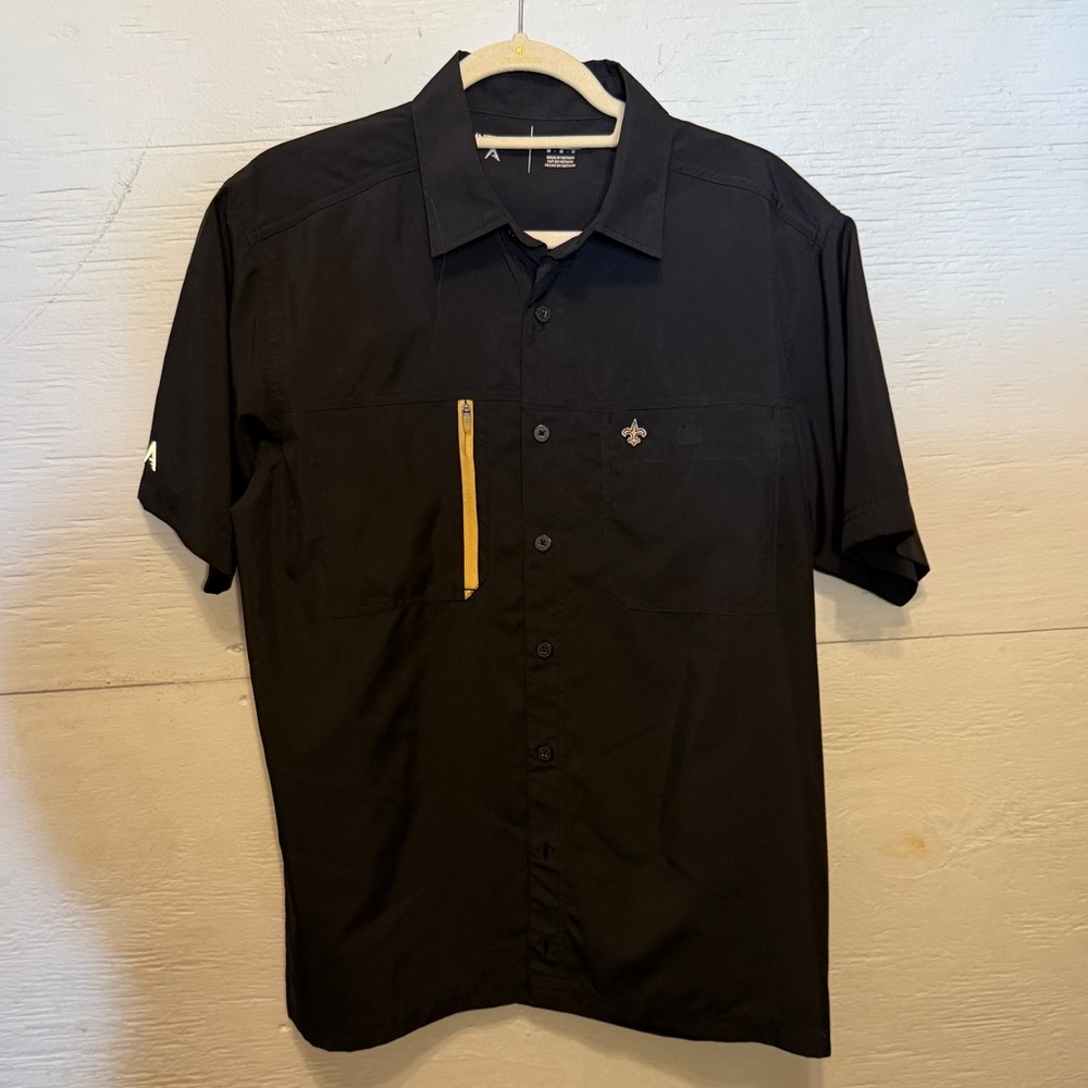 New Orleans Saints fishing style Antigua shirt